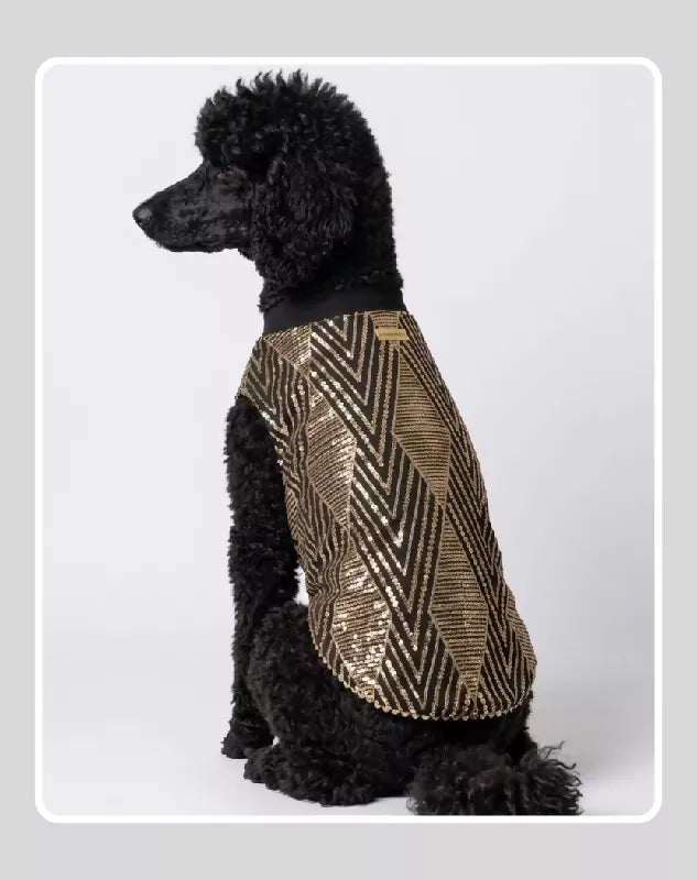 Indian Motif Sherwani for Dogs & Cats | Ethnic Kurta Sherwani for Dog, Cat and Puppy | Ethnic Wear | Mehendi - Dress - Party - Diwali - Wedding Wear