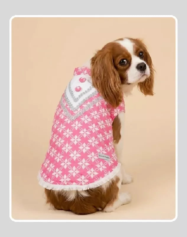 Pink Sherwani for Dogs & Cats | Dog Kurta Set | Indian Wedding Dress for Dogs, Puppies & Cats | Ethnic Pet Outfit for Festivals, Weddings, Diwali, Navratri, Engagement & Traditional Wear