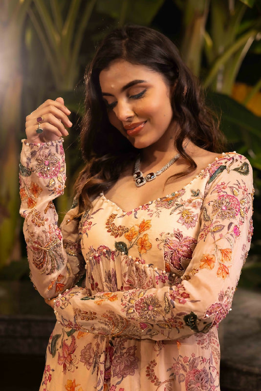 NOOR - Printed Anarkali