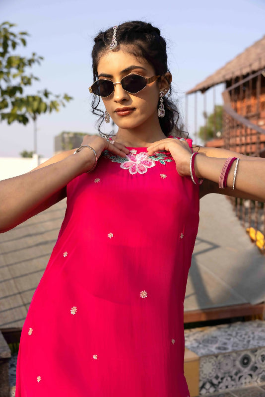 NEERJA - Halter Neck Suit Set