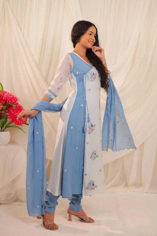 Mulchanderi Angrakha Set