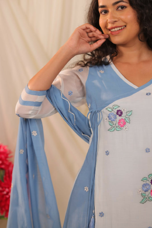 Mulchanderi Angrakha Set