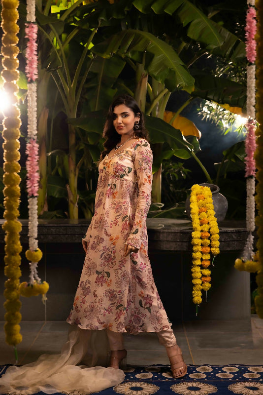 NOOR - Printed Anarkali