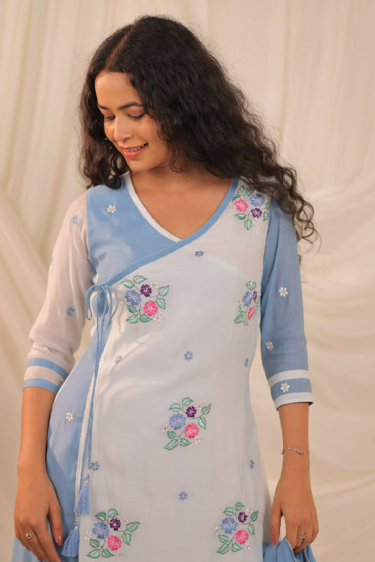 Mulchanderi Angrakha Set