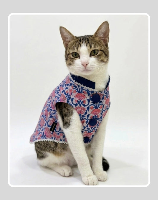 Indian Motif Sherwani for Dogs & Cats | Ethnic Kurta Sherwani for Dog, Cat and Puppy | Ethnic Wear | Mehendi - Dress - Party - Diwali - Wedding Wear