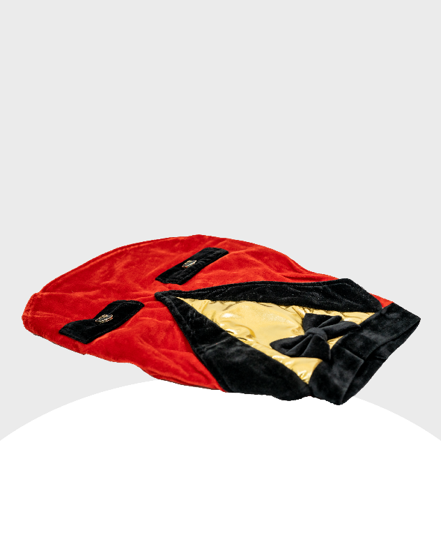 Red Velvet Tuxedo | Dog Tuxedo | Pet Tuxedo | Formal Suit for Dogs, Cats & Pets | Wedding, Party & Special Occasion Outfit
