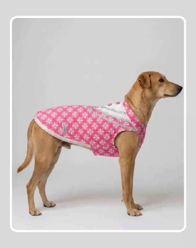 Pink Sherwani for Dogs & Cats | Dog Kurta Set | Indian Wedding Dress for Dogs, Puppies & Cats | Ethnic Pet Outfit for Festivals, Weddings, Diwali, Navratri, Engagement & Traditional Wear