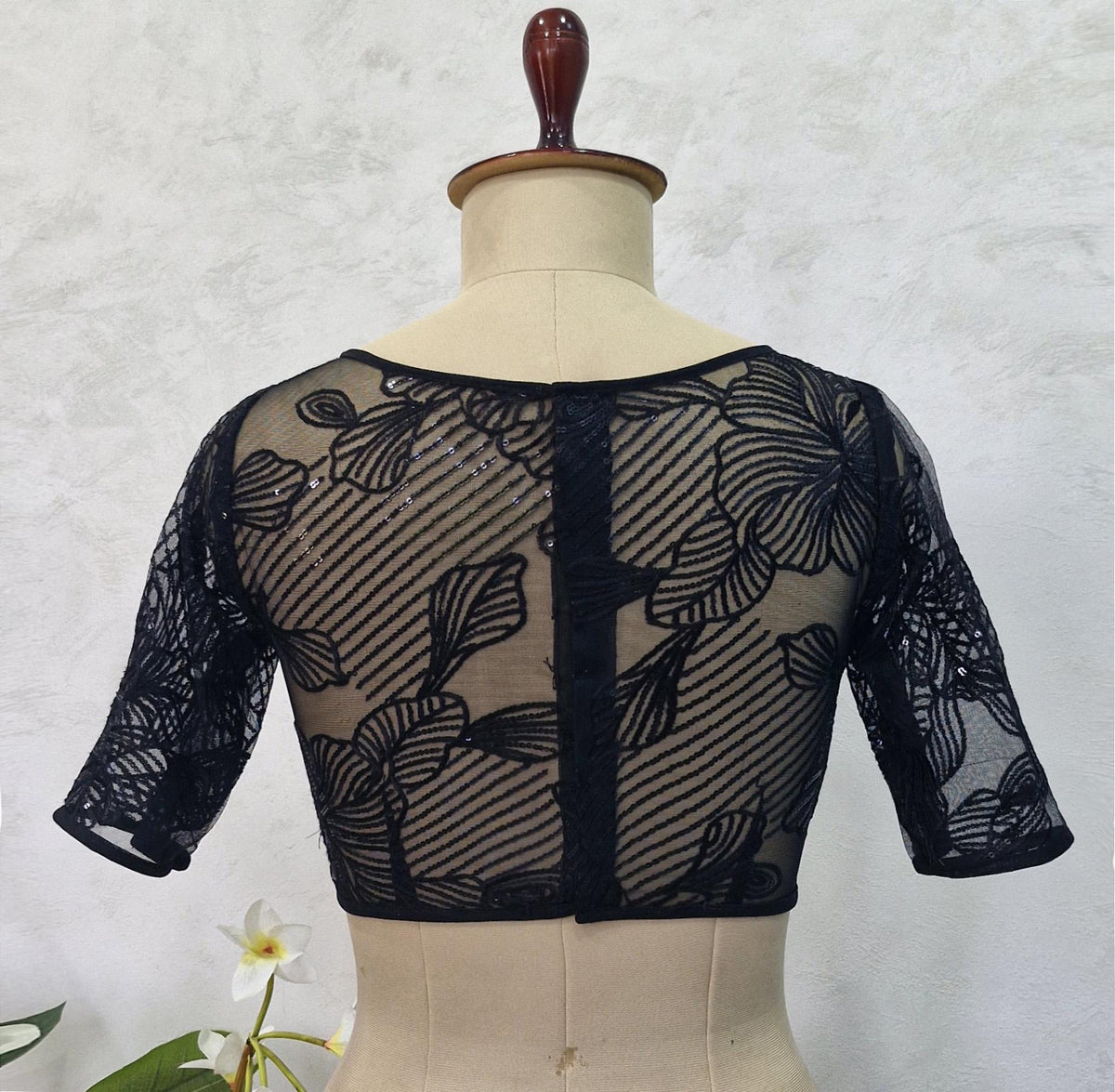 Embroidered Net Blouse DVBL_418