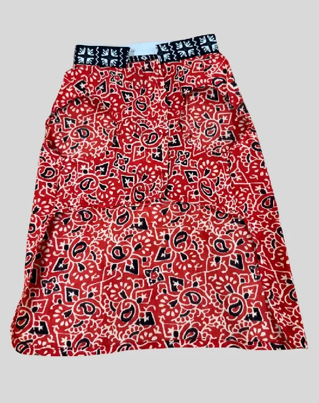 Red Cotton Ethnic Kurta Sherwani for Dog, Cat and Puppy | Ethnic Wear | Mehendi - Dress - Party - Diwali - Wedding Wear