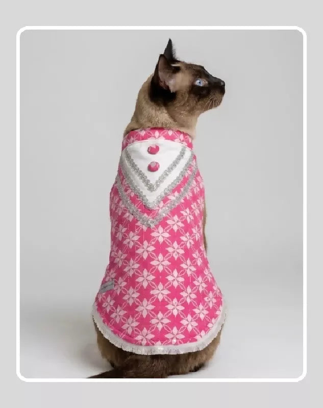 Pink Sherwani for Dogs & Cats | Dog Kurta Set | Indian Wedding Dress for Dogs, Puppies & Cats | Ethnic Pet Outfit for Festivals, Weddings, Diwali, Navratri, Engagement & Traditional Wear
