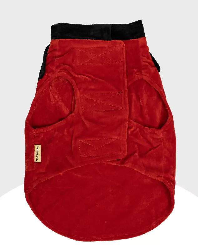 Red Velvet Tuxedo | Dog Tuxedo | Pet Tuxedo | Formal Suit for Dogs, Cats & Pets | Wedding, Party & Special Occasion Outfit
